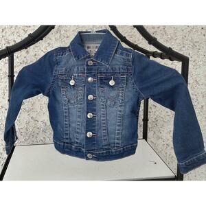 Little Girls True Religion Skinny Jean Jacket Size 5